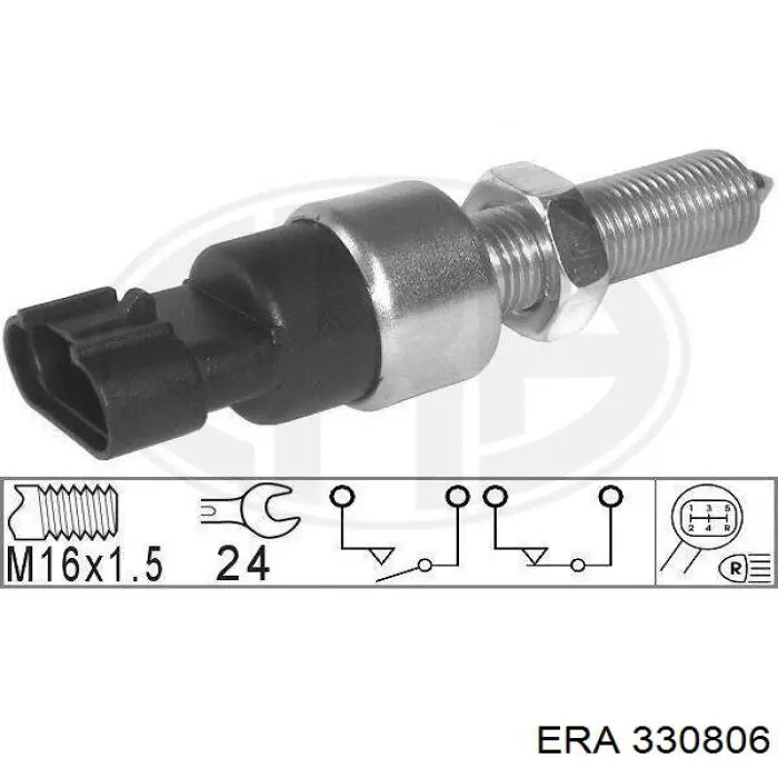 Sensor de ativação das luzes de marcha à ré 4858072 Iveco
