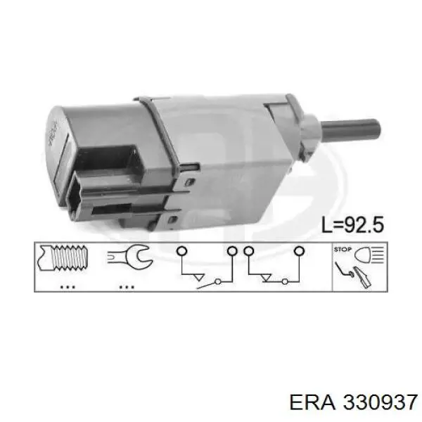 253250780R Renault (RVI) Sensor de ativação de embraiagem