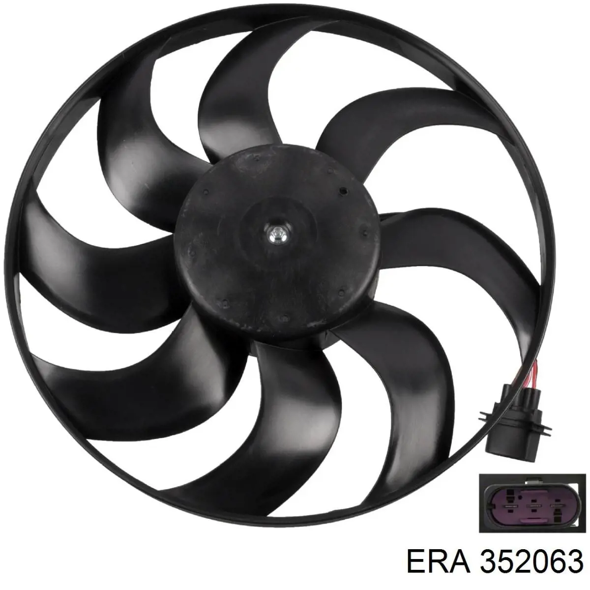 Ventilador elétrico de esfriamento montado (motor + roda de aletas) ERA 352063 preço, a partir de 92,38 USD