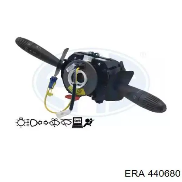 735416664 Fiat/Alfa/Lancia Comutador esquerdo instalado na coluna da direção