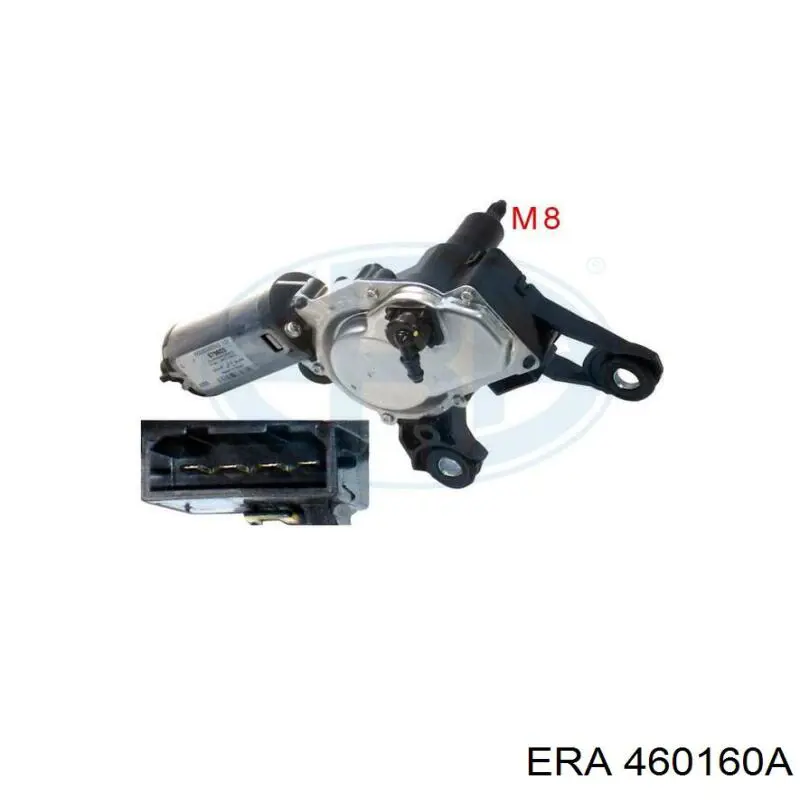 460160A ERA Motor de limpador pára-brisas de vidro traseiro