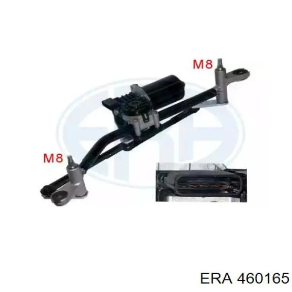 9810007000 Hyundai/Kia Trapézio de limpador pára-brisas