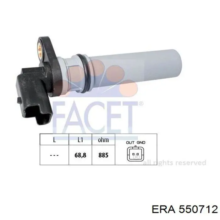 Sensor de velocidade ERA 550712 preço, a partir de 20,32 USD