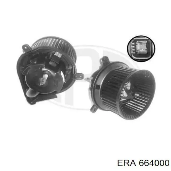 664000 ERA Motor de ventilador de forno (de aquecedor de salão)