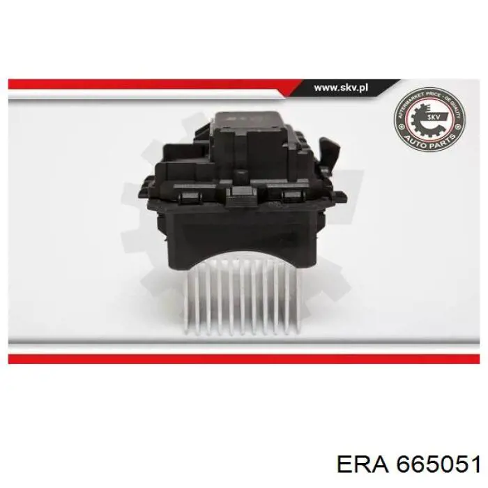 Resistor (resistência) de ventilador de forno (de aquecedor de salão) ERA 665051 preço, a partir de 61,27 USD