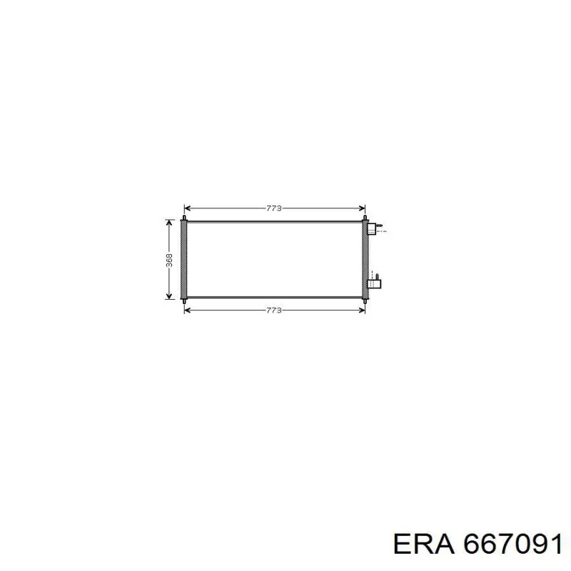 Compre 667091 ERA Radiador de aparelho de ar condicionado