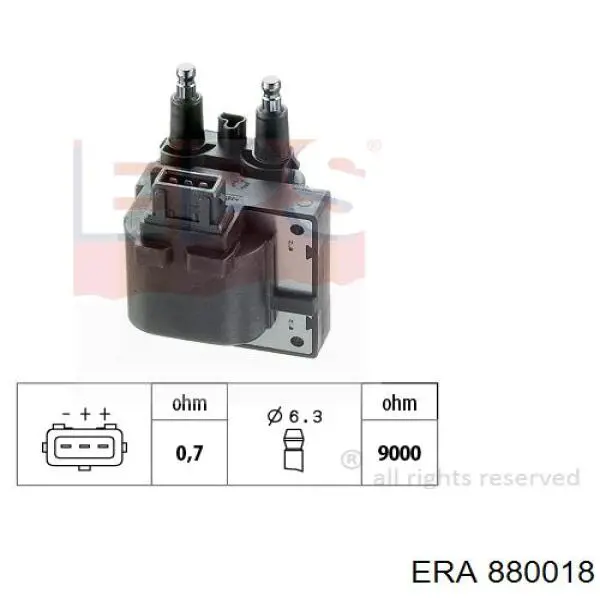 Compre 880018 ERA Bobina de ignição