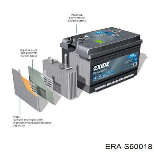 Compre S60018 ERA Bateria recarregável (PILHA)