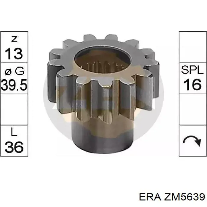 Relê retrator do motor de arranco ERA ZM5639 preço, a partir de 61,18 USD