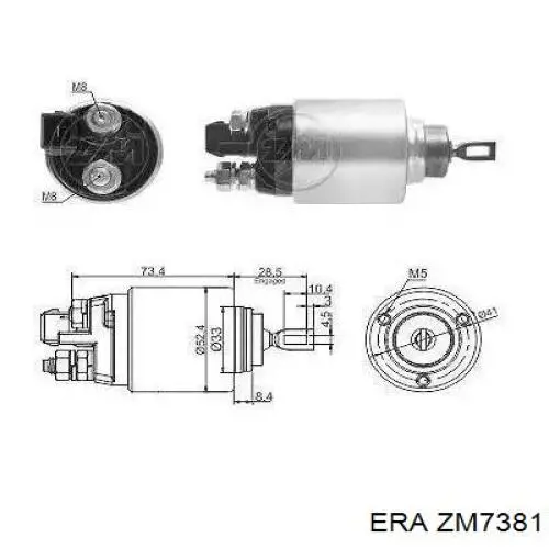 Compre 2339305074 Bosch Relê retrator do motor de arranco