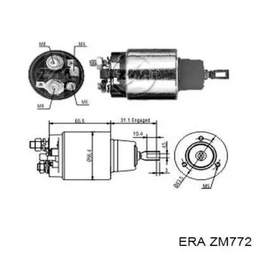 Compre 335499 Cargo Relê retrator do motor de arranco