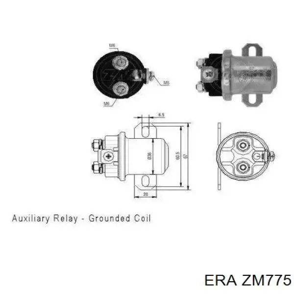 Compre ZM775 ERA Relê retrator do motor de arranco