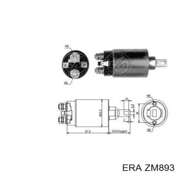 Relê retrator do motor de arranco ERA ZM893 preço, a partir de 43,51 USD