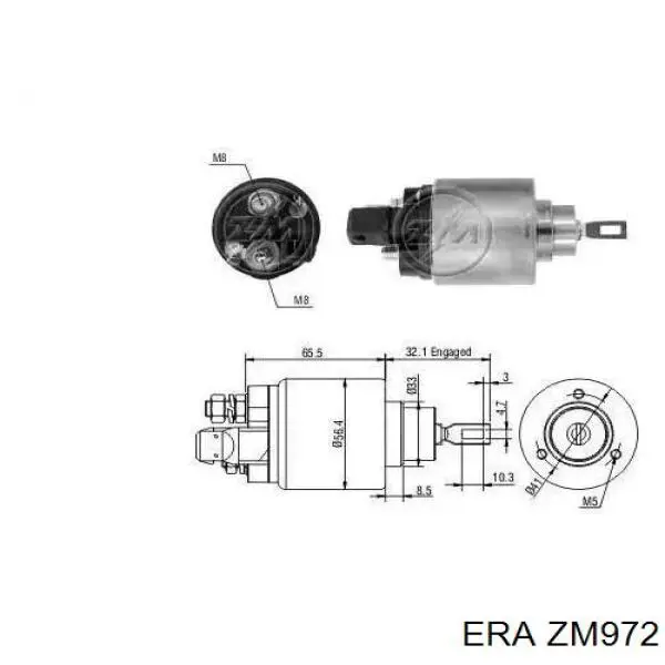 Compre ZM972 ERA Relê retrator do motor de arranco