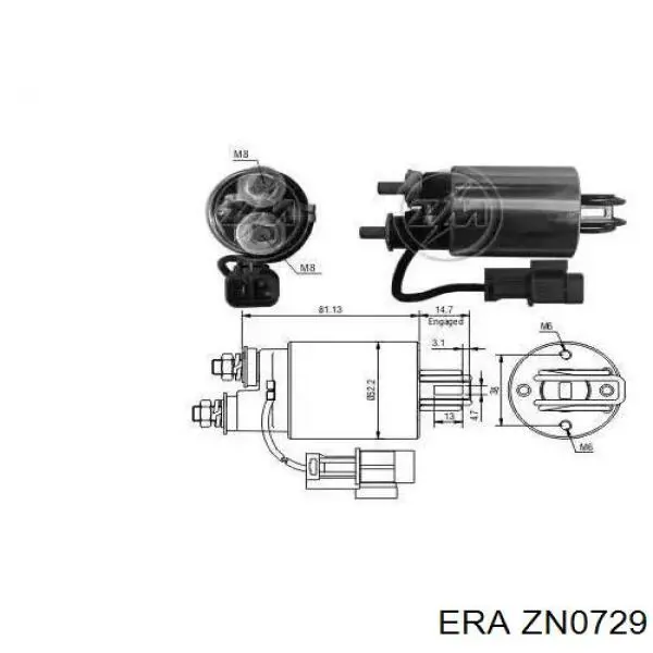 Compre ZN0729 ERA Roda-livre do motor de arranco