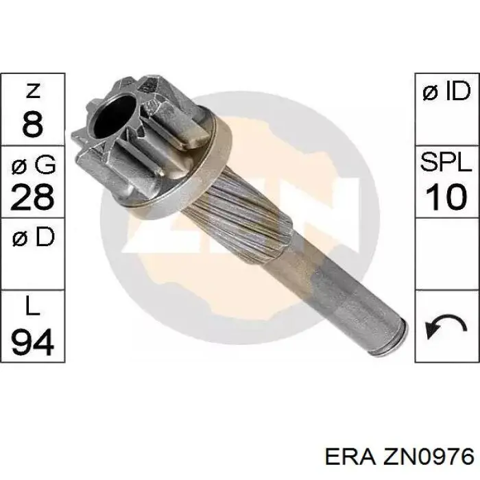 Compre ZN0976 ERA Roda-livre do motor de arranco