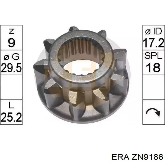 Roda dentada do motor de arranco Cargo 132043 preço, a partir de 5,40 USD