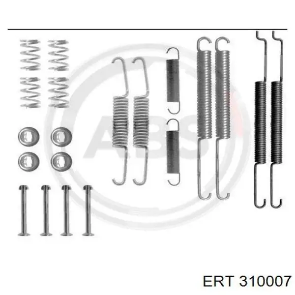 Kit de reparação das sapatas do freio ERT 310007 preço, a partir de 13,81 USD