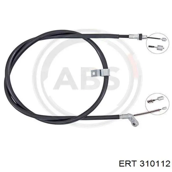310112 ERT Kit de reparação das sapatas do freio