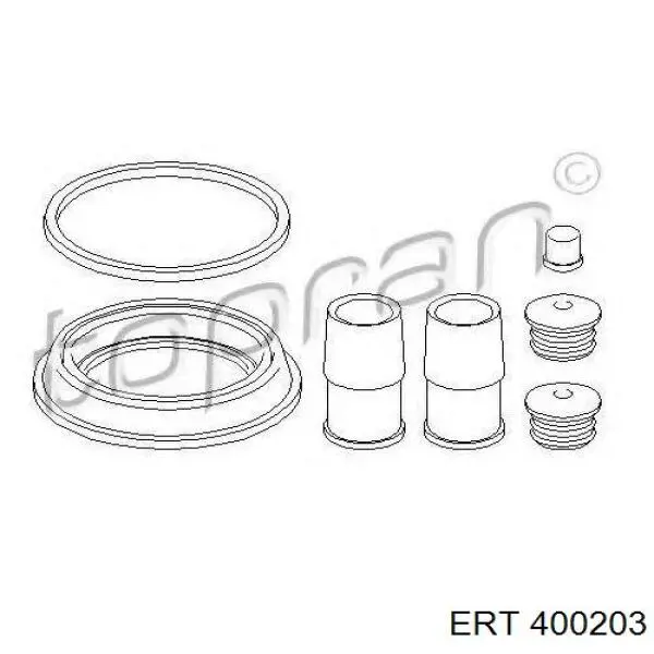 Kit de reparação de suporte do freio dianteiro ERT 400203 preço, a partir de 12,35 USD