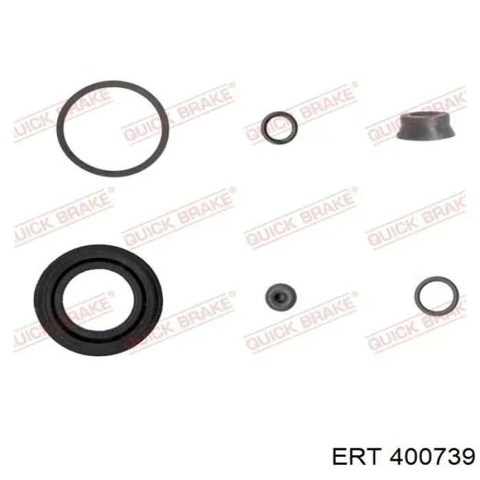 Compre 400739 ERT Kit de reparação de suporte do freio traseiro