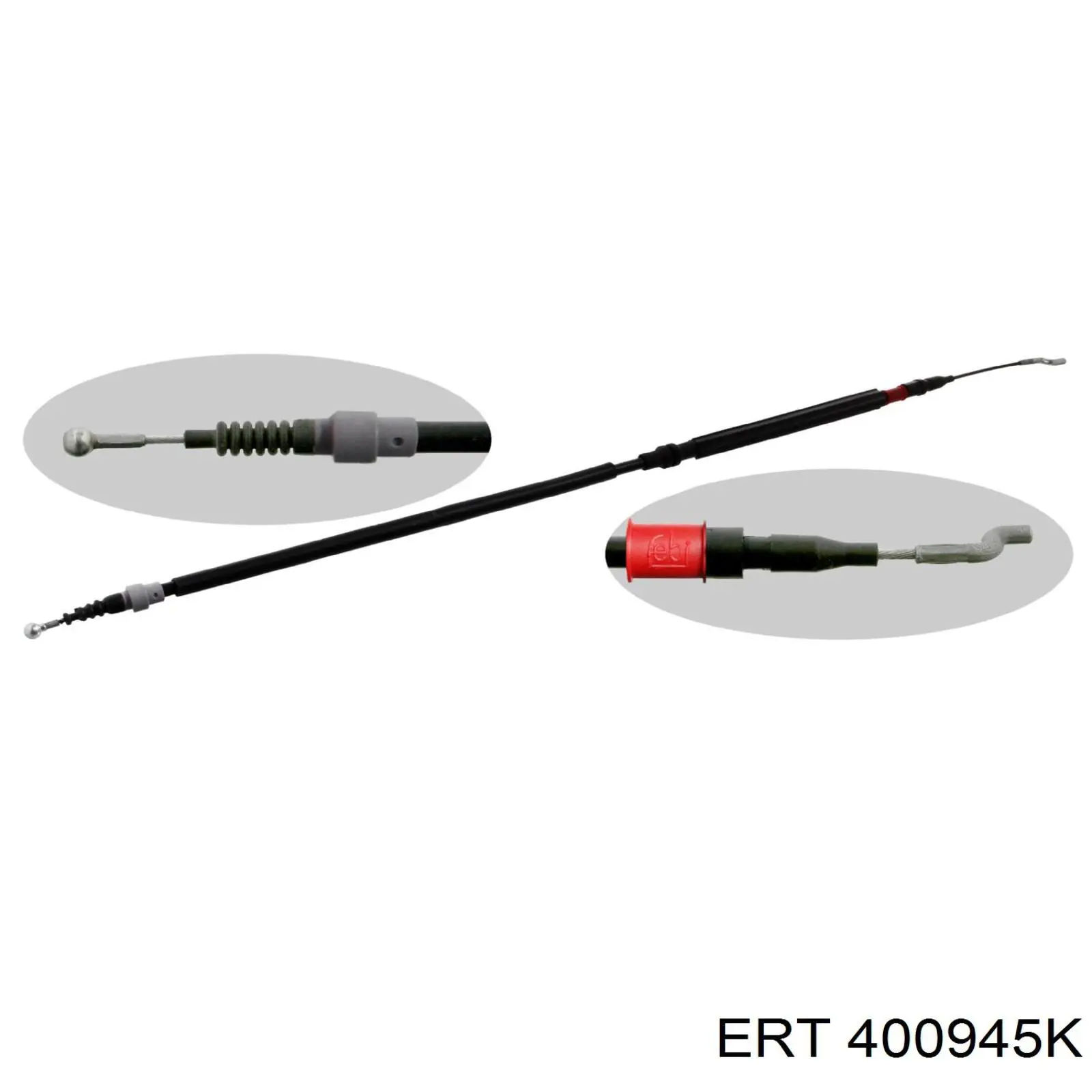 400945K ERT Kit de reparação de suporte do freio traseiro