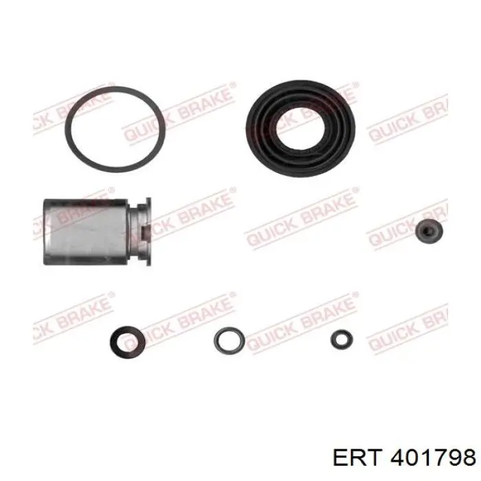 Compre 401798 ERT Kit de reparação de suporte do freio traseiro