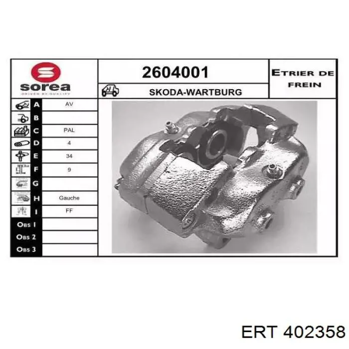 Compre D41960C Autofren Kit de reparação de suporte do freio dianteiro