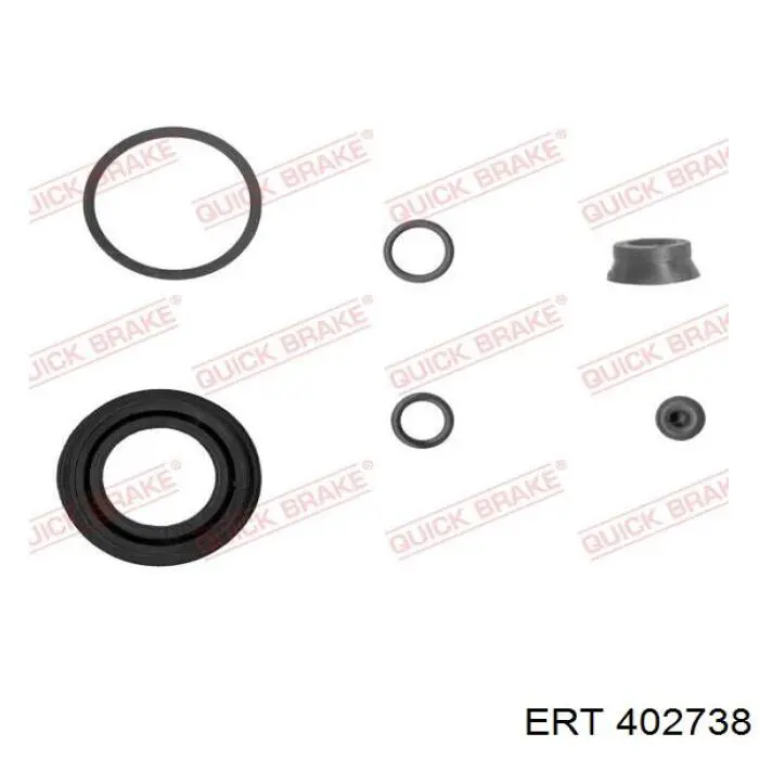 402738 ERT Kit de reparação de suporte do freio traseiro