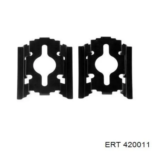 420011 ERT Kit de molas de fixação de sapatas de disco dianteiras