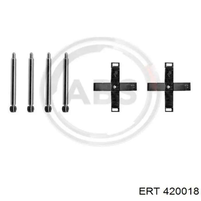 420018 ERT Kit de reparação dos freios traseiros