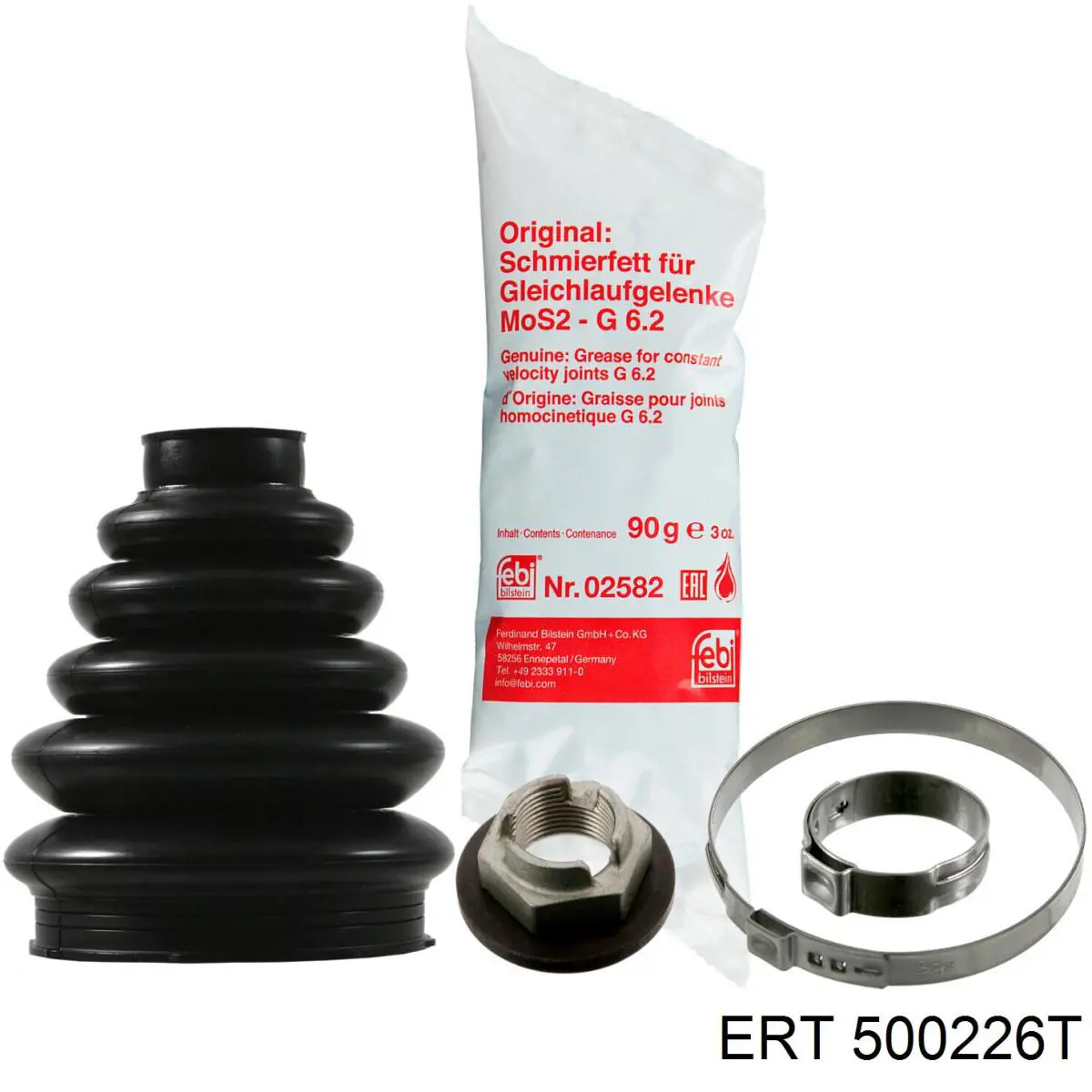 Bota de proteção externa de junta homocinética do semieixo dianteiro ERT 500226T preço, a partir de 12,30 USD
