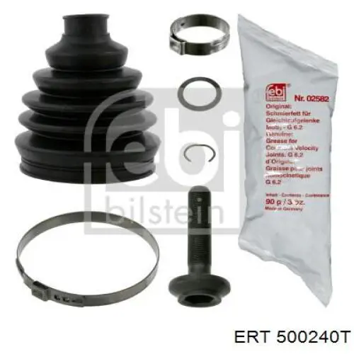 Bota de proteção externa de junta homocinética do semieixo dianteiro ERT 500240T preço, a partir de 14,70 USD