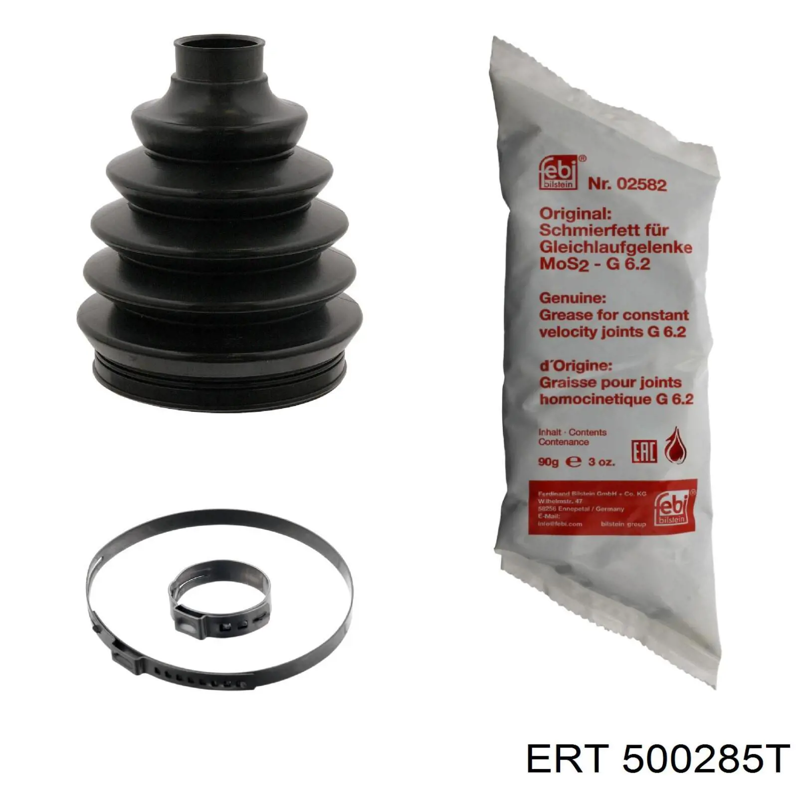 Bota de proteção externa de junta homocinética do semieixo dianteiro ERT 500285T preço, a partir de 19,46 USD