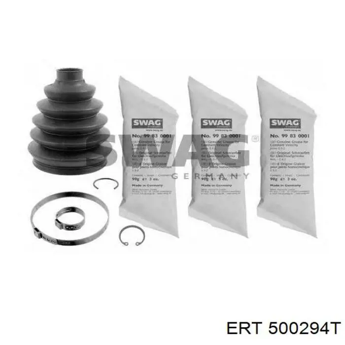 Bota de proteção externa de junta homocinética do semieixo dianteiro ERT 500294T preço, a partir de 8,91 USD