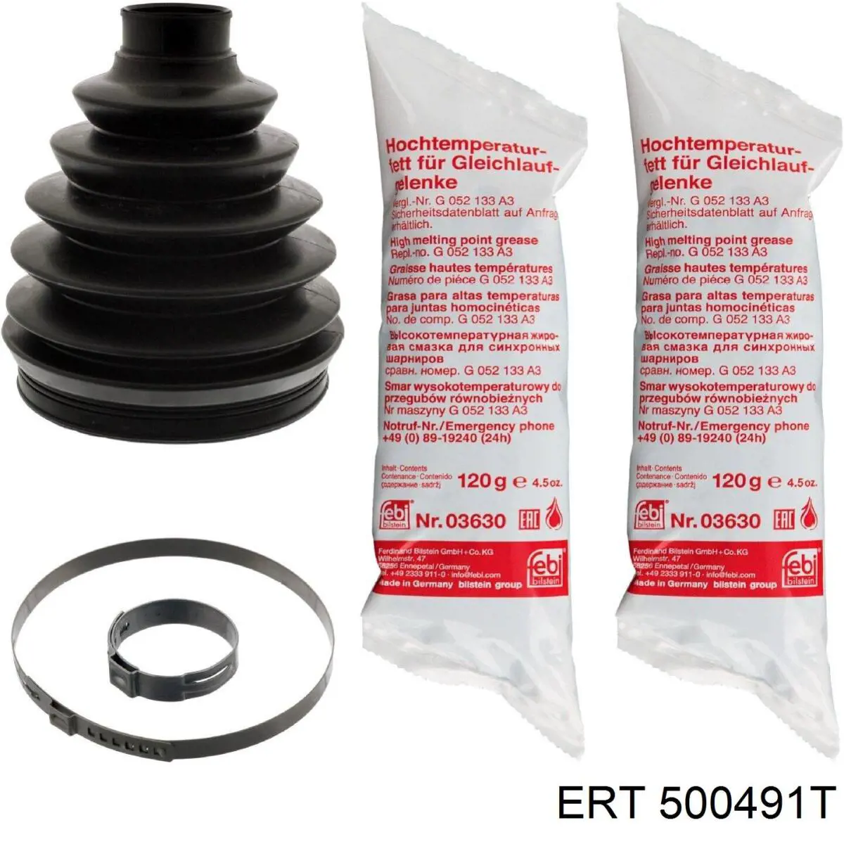 Bota de proteção externa de junta homocinética do semieixo dianteiro ERT 500491T preço, a partir de 13,62 USD