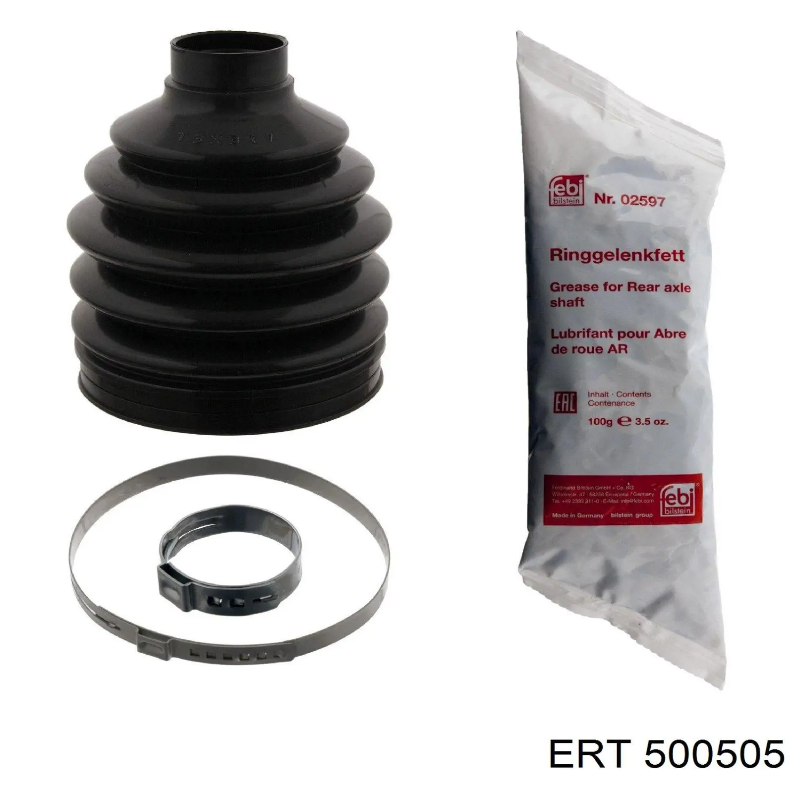 Bota de proteção interna de junta homocinética do semieixo dianteiro ERT 500505 preço, a partir de 16,97 USD