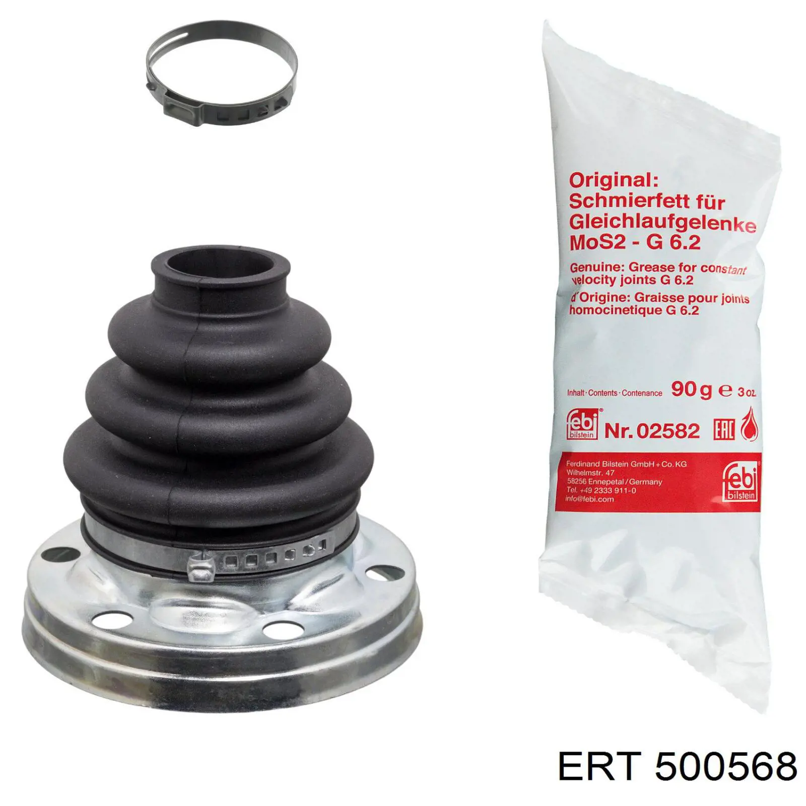Compre 500568 ERT Bota de proteção externa de junta homocinética do semieixo traseiro