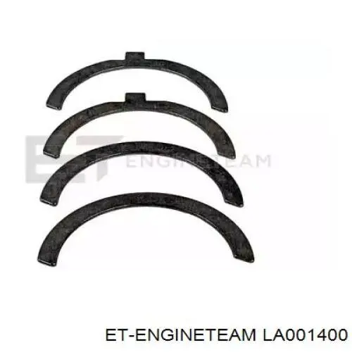 T316ASTD Taiho Semianel de suporte (de carreira) de cambota, STD, kit