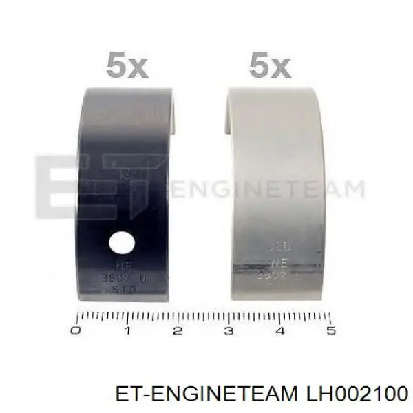 Folhas inseridas principais de cambota, kit, padrão (STD) 402414004 SM