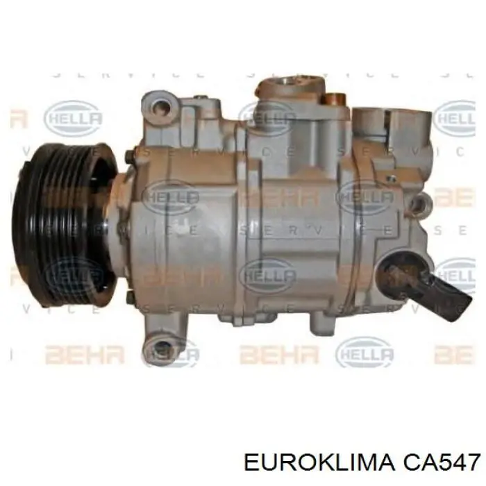 Polia do compressor de aparelho de ar condicionado CA547 Euroklima