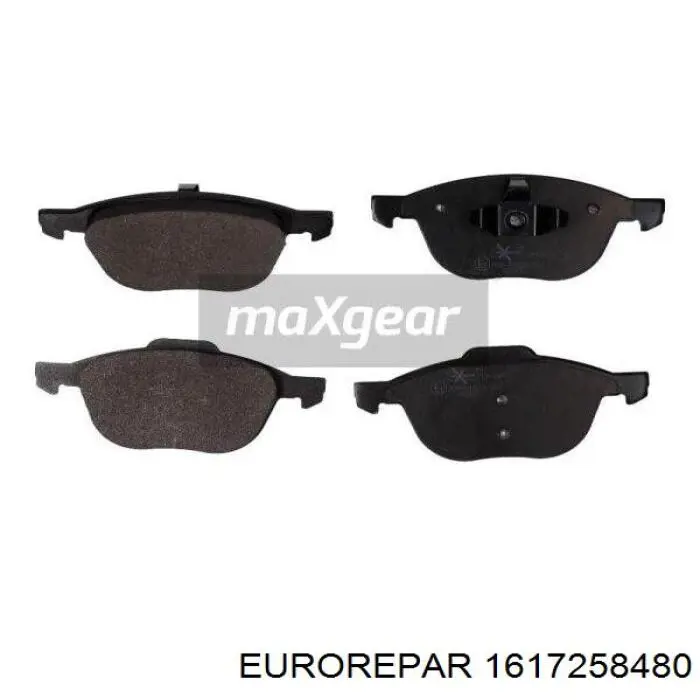 Compre 1617258480 Eurorepar Sapatas do freio dianteiras de disco