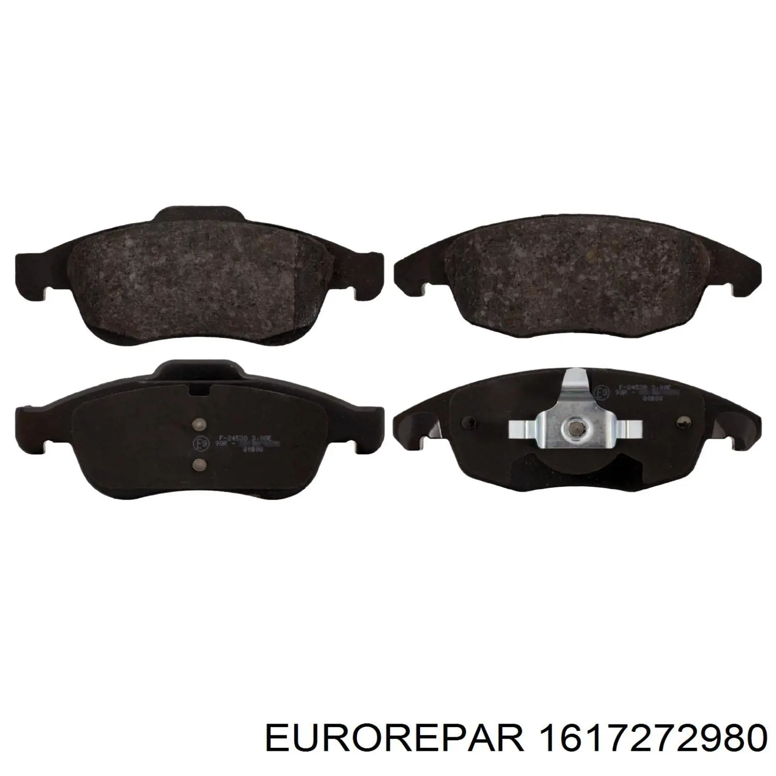 Sapatas do freio dianteiras de disco Eurorepar 1617272980 preço, a partir de 31,12 USD