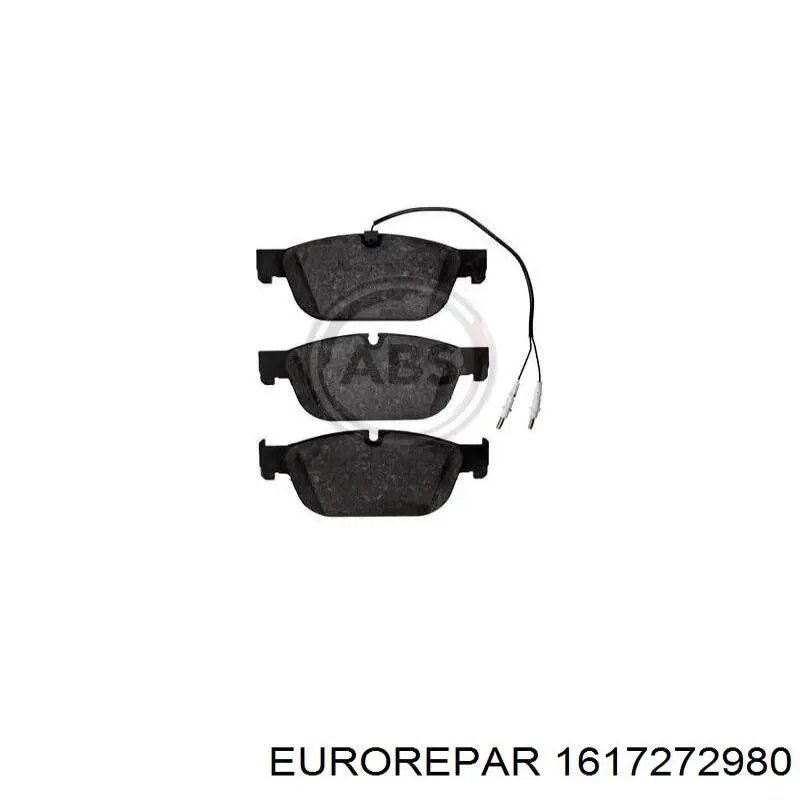 Compre 1617272980 Eurorepar Sapatas do freio dianteiras de disco