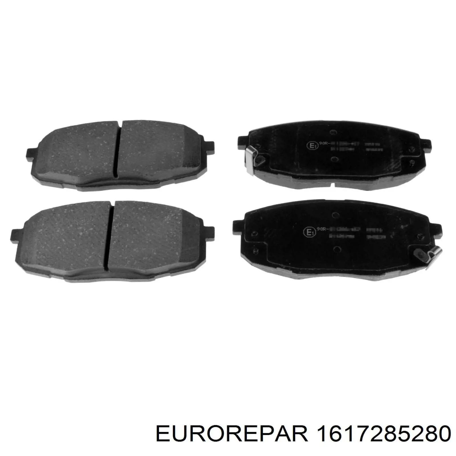 Compre 1617285280 Eurorepar Sapatas do freio dianteiras de disco