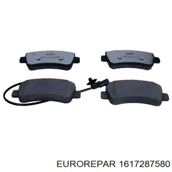 Sapatas do freio traseiras de disco Eurorepar 1617287580 preço, a partir de 23,37 USD