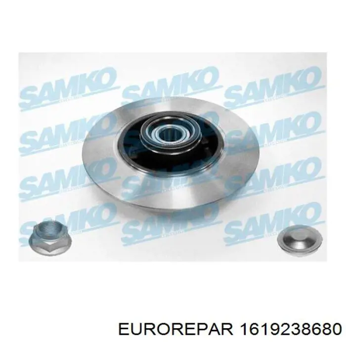 Compre 1619238680 Eurorepar Disco do freio traseiro