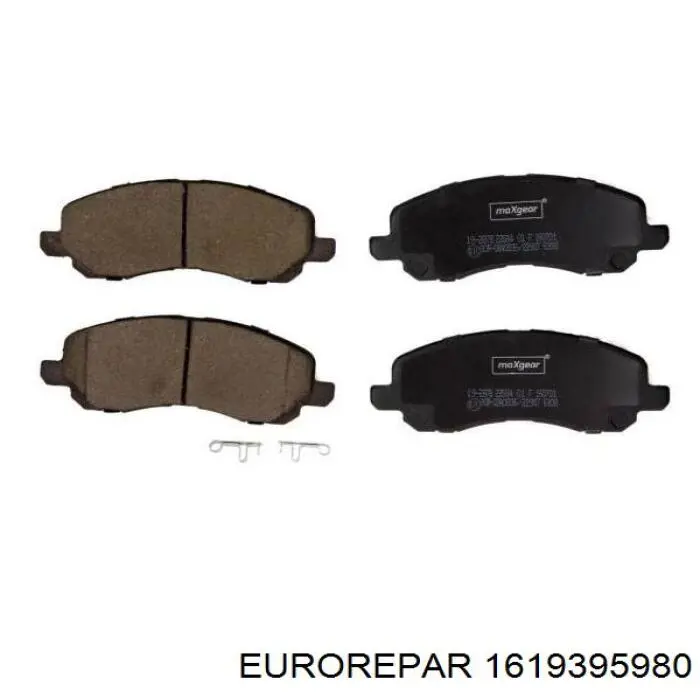 Compre 1619395980 Eurorepar Sapatas do freio dianteiras de disco