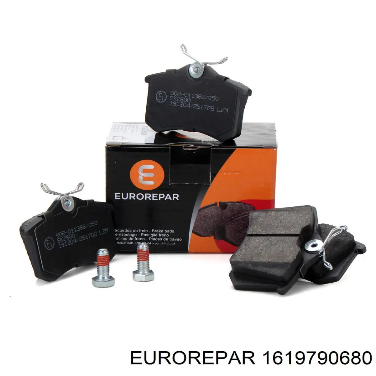 Compre 1619790680 Eurorepar Sapatas do freio traseiras de disco