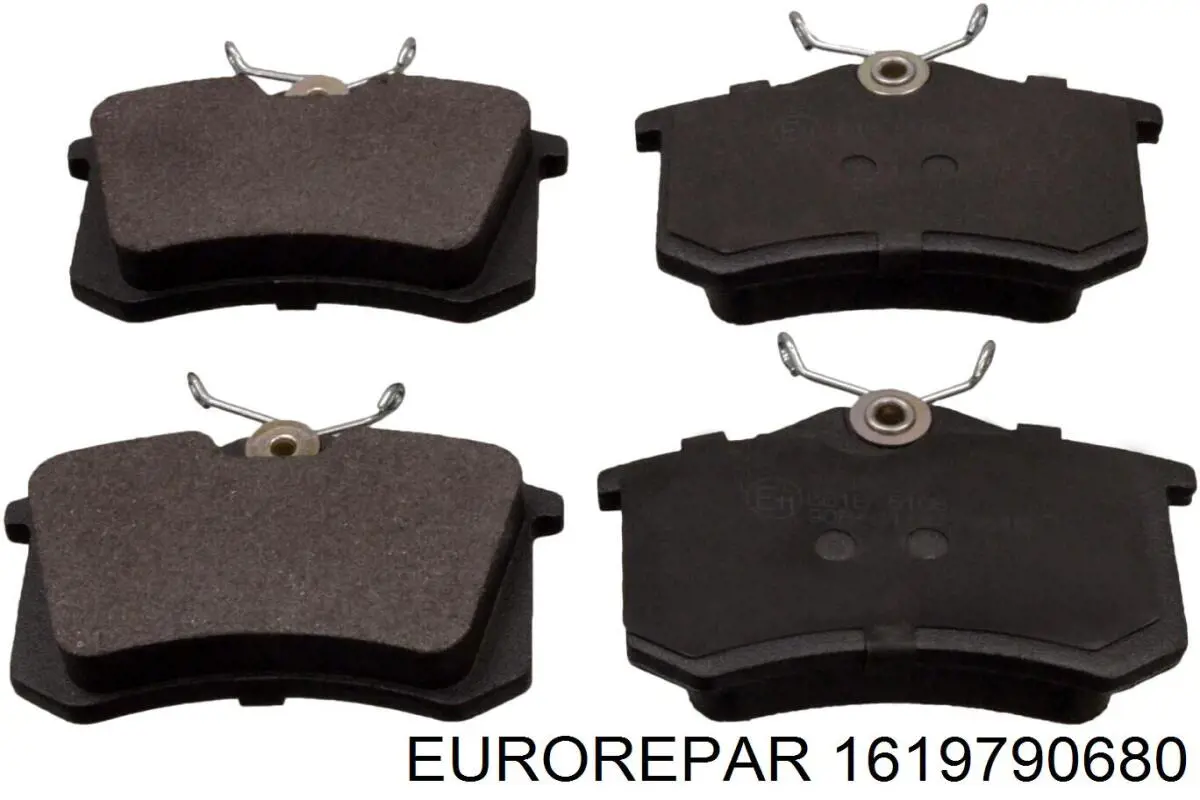 Compre 1619790680 Eurorepar Sapatas do freio traseiras de disco